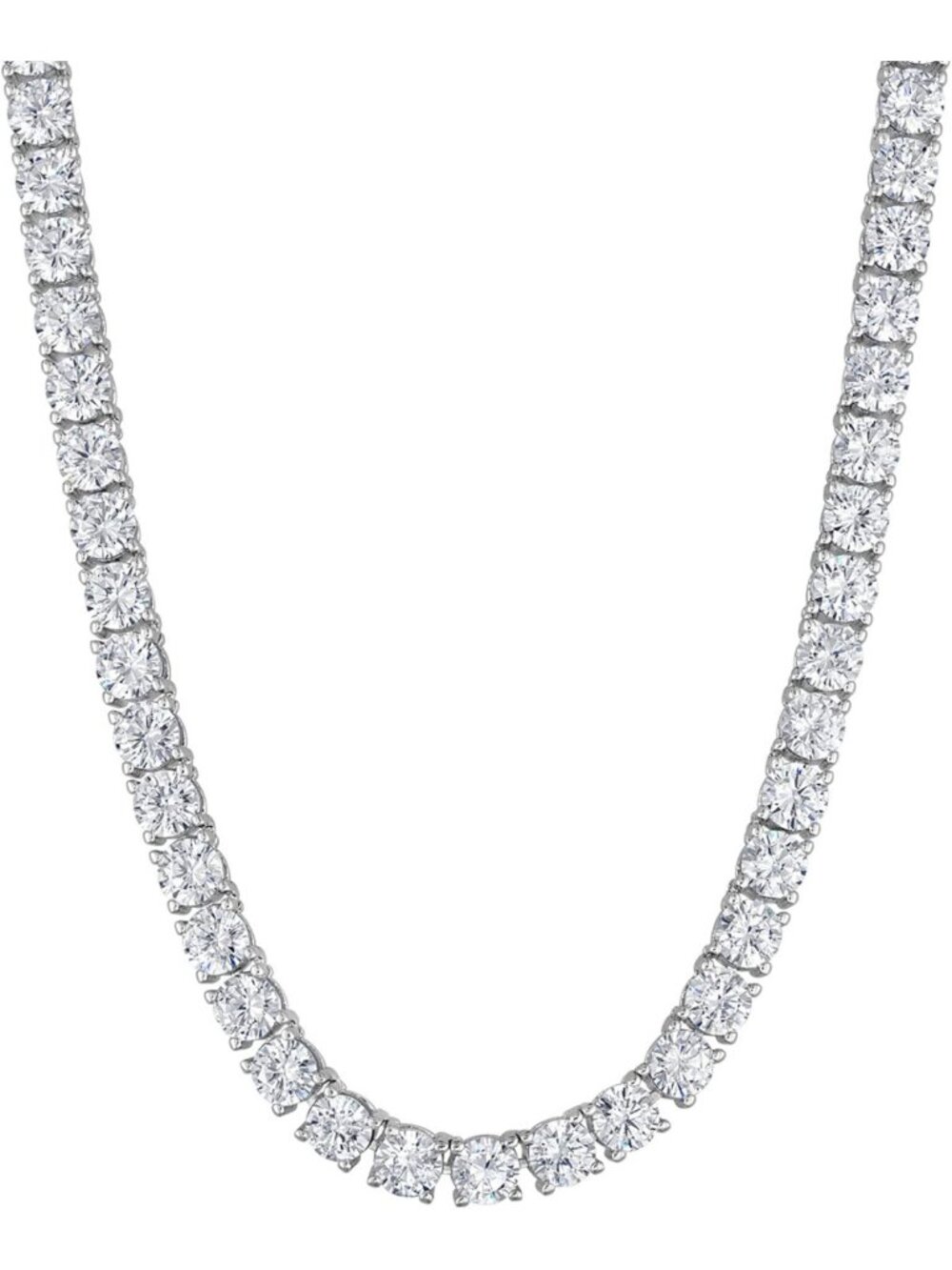 Elegant Tennis Necklace for Women - 14K Gold Plated CZ Choker Jewelry